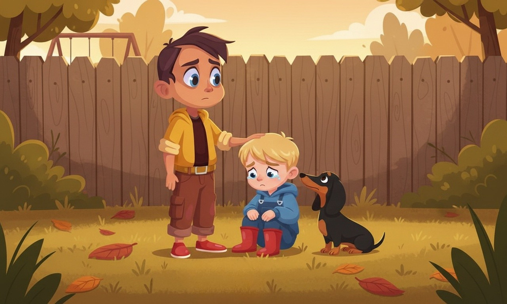 Elveszett játék szomszéd kisfiú